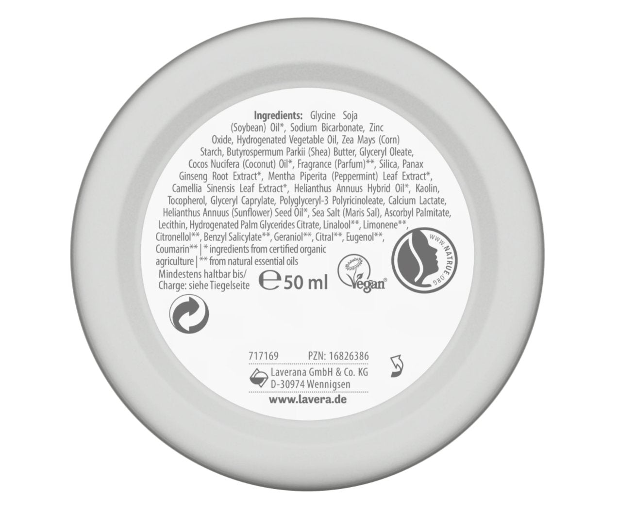 lavera NATURKOSMETIK Deodorant Cream NATURAL & STRONG, 150 ml