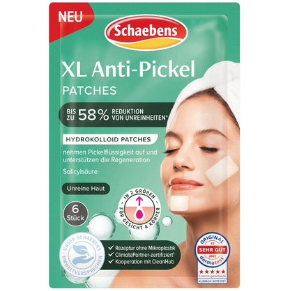 Schaebens Anti-Pimple Patches XL, 6 applications, 1 pc