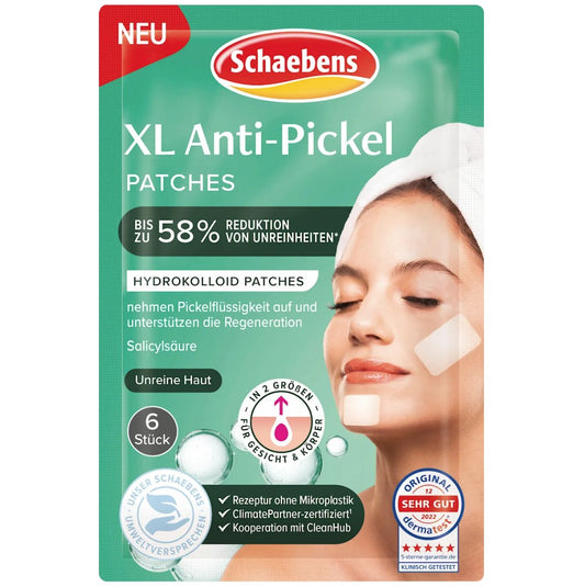 Schaebens Anti-Pimple Patches XL, 6 applications, 1 pc