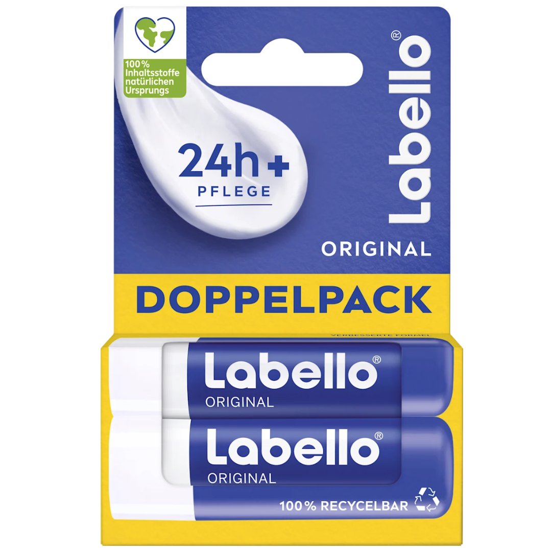 Labello Lippenpflege Original (2x4,8 g), 9,6 g