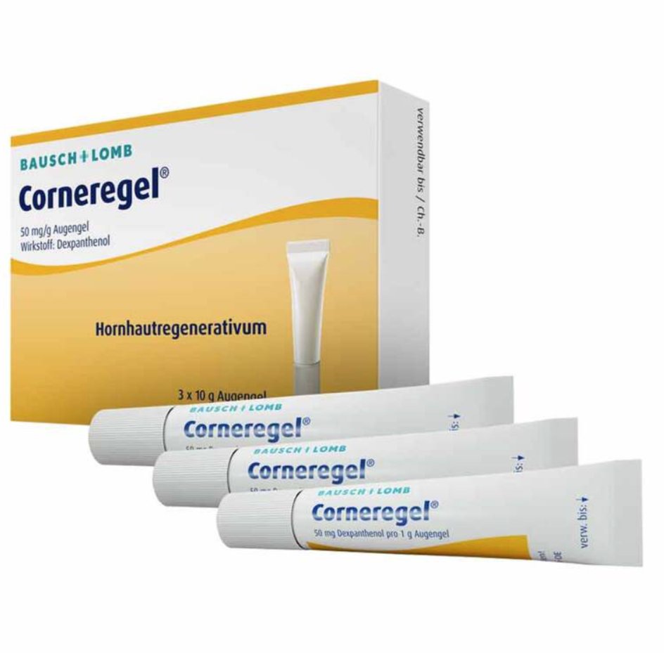 Corneregel Visköses Augengel 3 x 10 g/Set