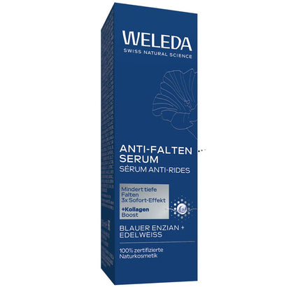 WELEDA Wrinkle Reduction Serum Blue Gentian & Edelweiss, 30 ml