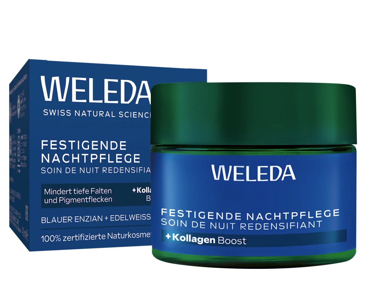 WELEDA Firming Night Cream Blue Gentian & Edelweiss, 40 ml