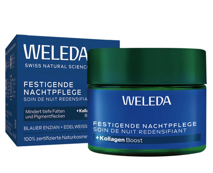 WELEDA Firming Night Cream Blue Gentian & Edelweiss, 40 ml