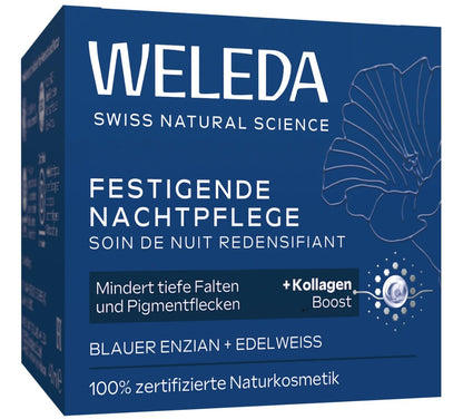 WELEDA Firming Night Cream Blue Gentian & Edelweiss, 40 ml