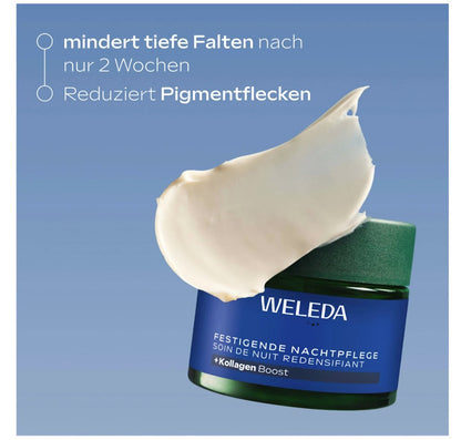 WELEDA Firming Night Cream Blue Gentian & Edelweiss, 40 ml