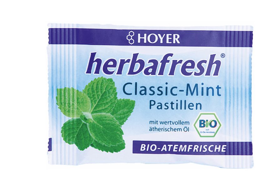 Hoyer  herbafresh Classic-Mint Pastillen 17g