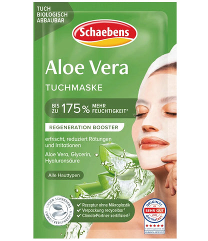Schaebens Aloe Vera Sheet Mask, 1 pc