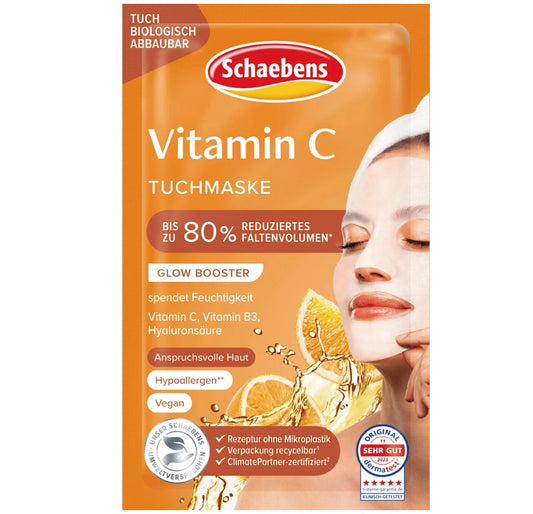 Schaebens Vitamin C Sheet Mask, 1 pc