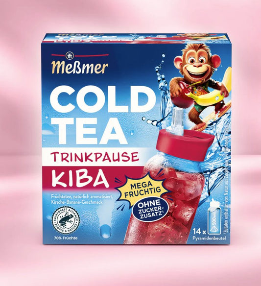 Messmer Kinder  Cold Tea Kirsch-Banane  14 Teebeutel à 2,75 g (38,5 g)