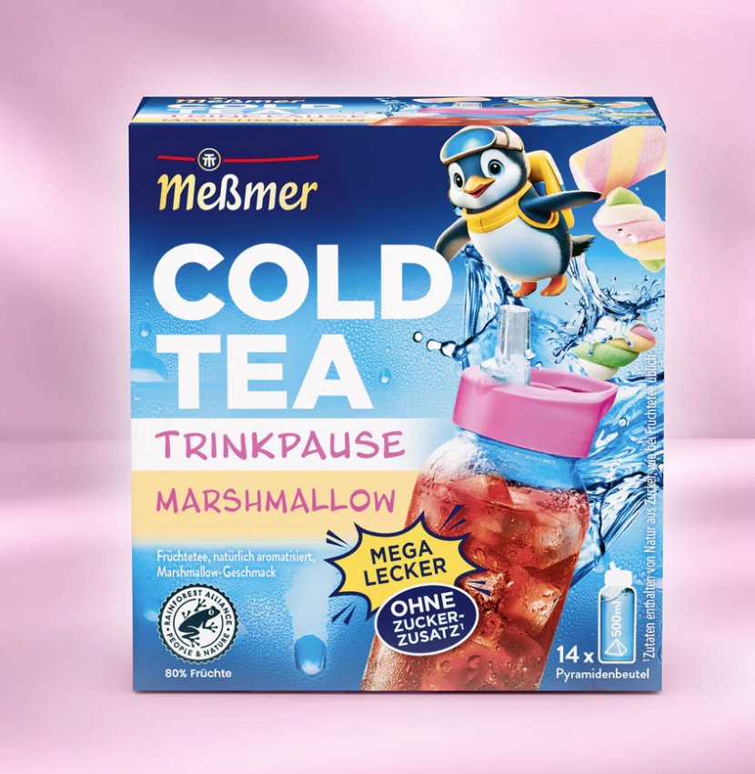 Messmer Cold Tea Marshmallow 14 tea bags at 2.75 g (38.5 g)