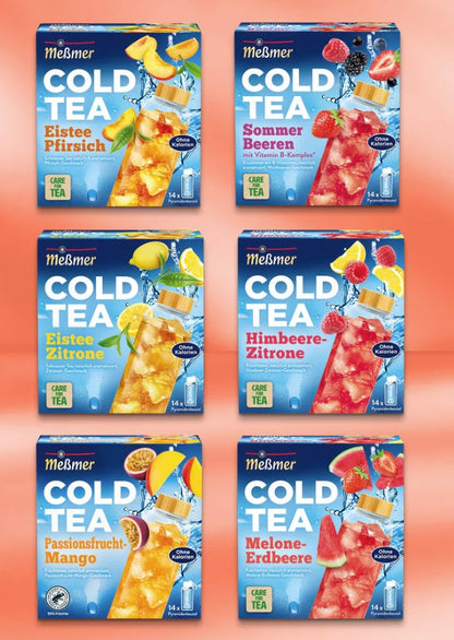 Messmer Cold Tea Himbeere-Zitrone 14 Teebeutel à 2,75 g (38,5 g)