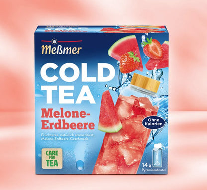 Messmer Cold Tea Melon-Strawberry 14 tea bags at 2.75 g (38.5 g)