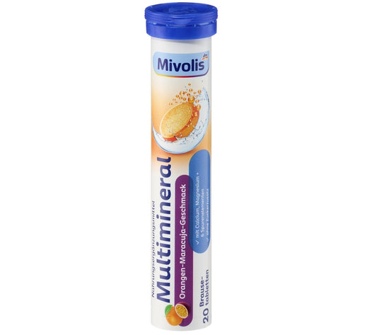 Mivolis Multi-Mineral Brausetabletten 20 St, 82 g