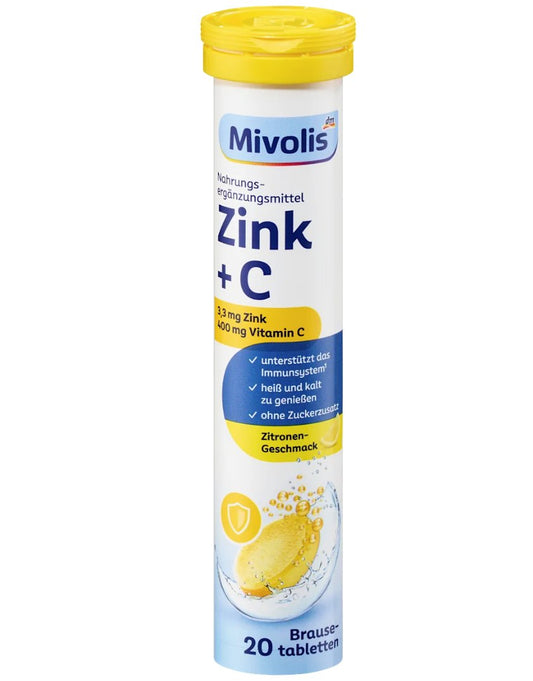 Mivolis Zink + C Brausetabletten 20 St