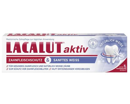 Lacalut Toothpaste Active Gum Protection & Gentle White 75 ml