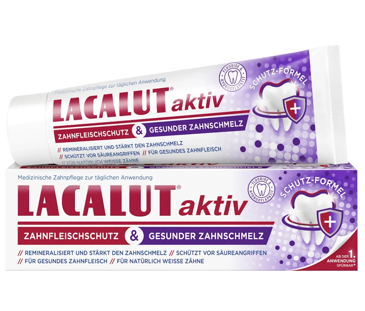 Lacalut Toothpaste Aktiv Gum Protection & Healthy Enamel 75 ml
