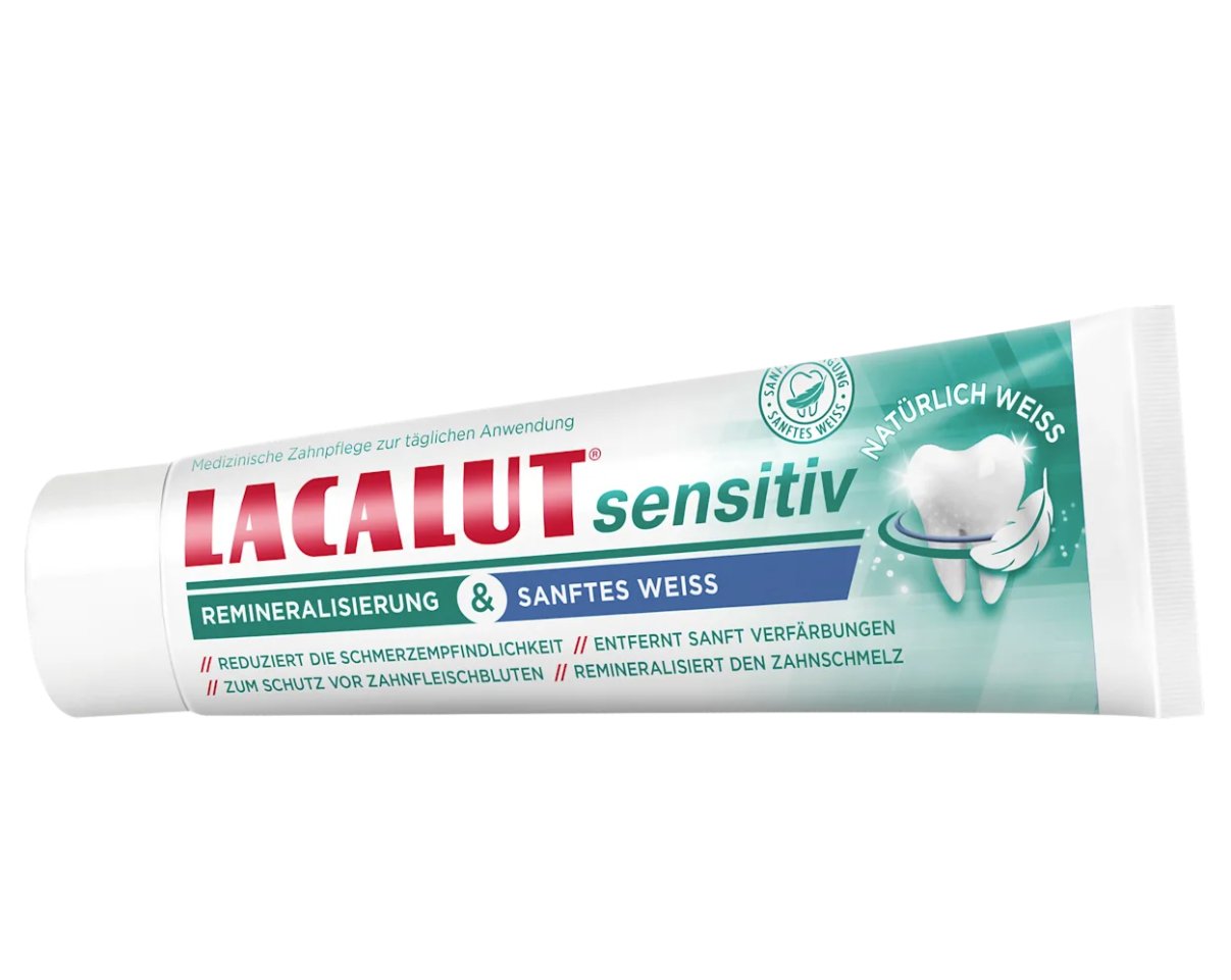 Lacalut Toothpaste Sensitive Remineralization & Gentle White 75 ml