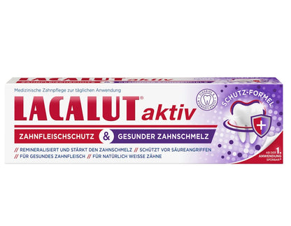 Lacalut Toothpaste Aktiv Gum Protection & Healthy Enamel 75 ml