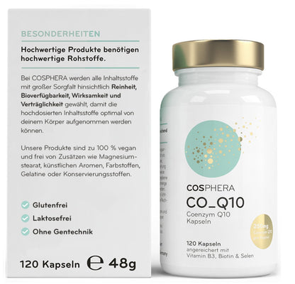 Cosphera 輔酶 Q10 膠囊 250 毫克，120 粒
