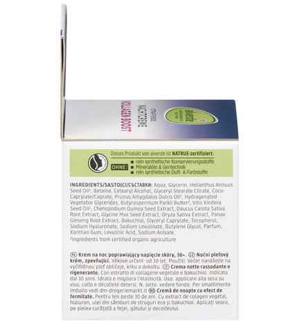 alverde NATURKOSMETIK Nachtcreme Kollagen Boost Gesichtscreme Kollagen Boost 50 ml