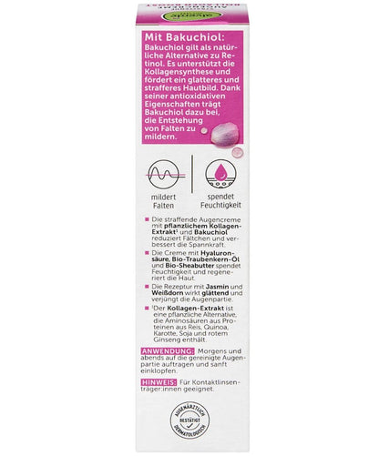 alverde NATURKOSMETIK Augencreme straffend Kollagen Boost 15 ml