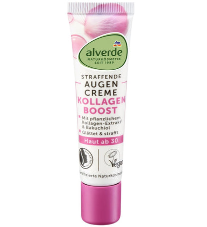alverde NATURKOSMETIK Augencreme straffend Kollagen Boost 15 ml