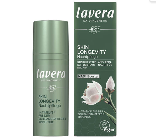 lavera Naturkosmetik Nachtcreme Skin Longevity, 50 ml