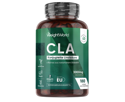 WeightWorld CLA Softgels 3000mg - 180 Vegan Softgels
