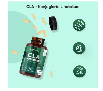 WeightWorld CLA Softgels 3000mg - 180 Vegan Softgels