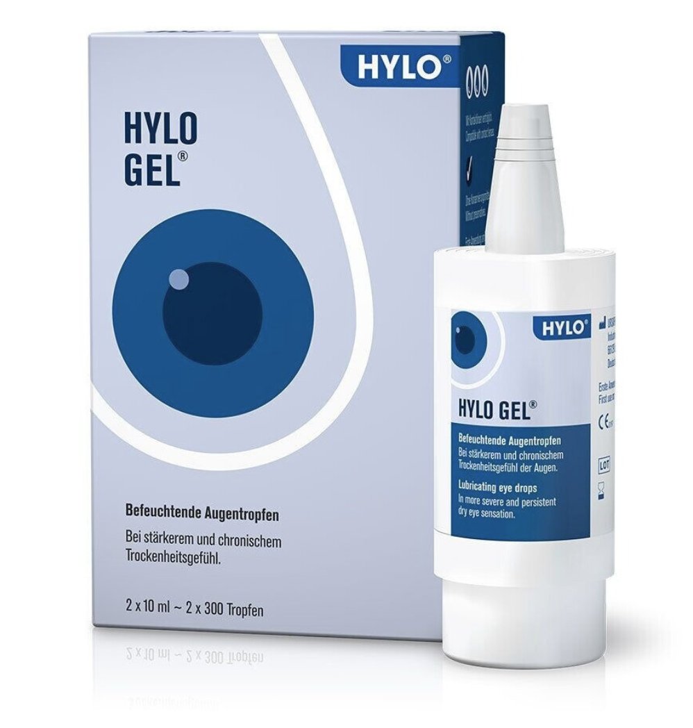 HYLO®-GEL Eye Drops 10 ml *2/ Set – Intensive Care for Dry Eyes