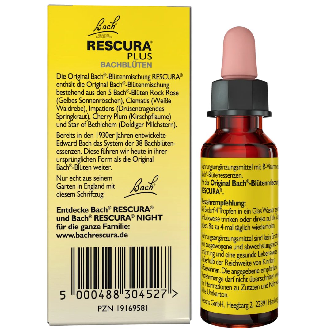 Bach RESCURA Bachblüten Mentale Balance Tropfen, 10 ml