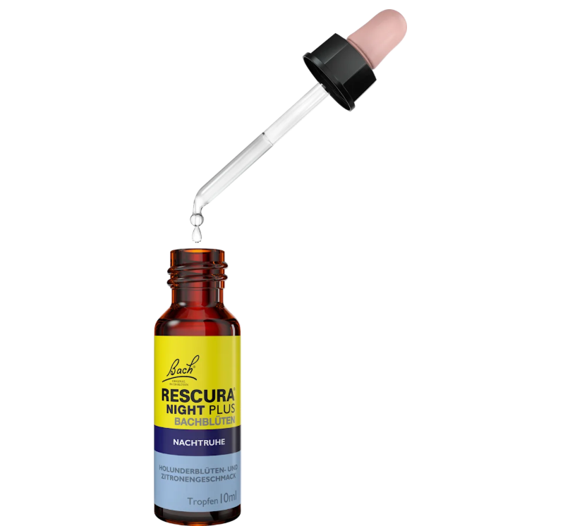 Bach RESCURA® Plus Bachblüten Nachtruhe Tropfen mit B-Vitaminen, 10 ml
