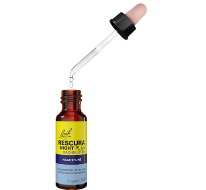 Bach RESCURA® Plus Bachblüten Nachtruhe Tropfen mit B-Vitaminen, 10 ml
