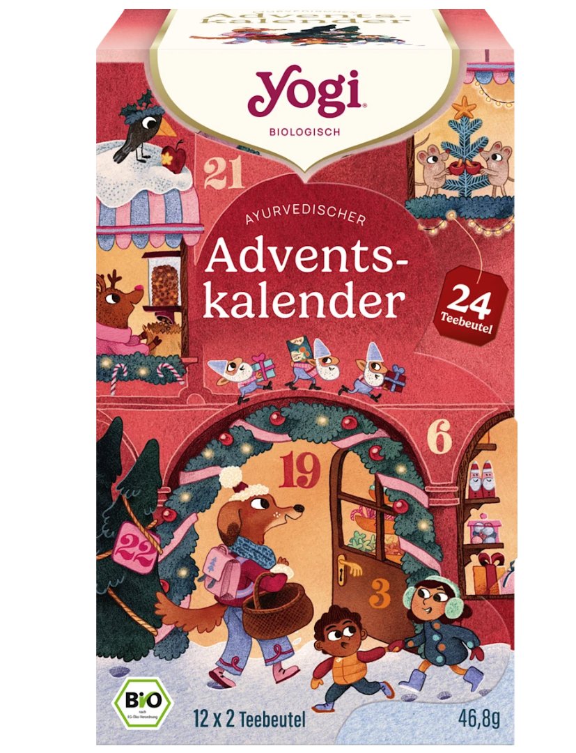YOGI TEA Adventskalender 2026 – 24 ayurvedische Tees
