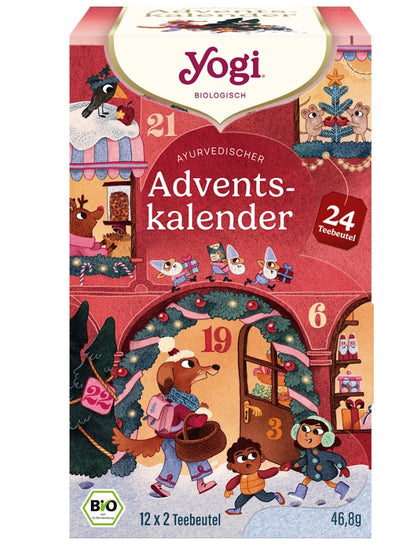 YOGI TEA Adventskalender 2026 – 24 ayurvedische Tees