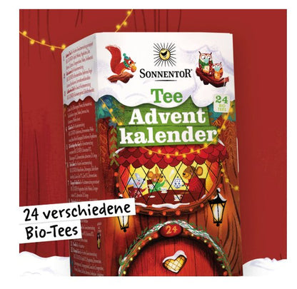 SONNENTOR Bio-Tee Adventskalender – 24 Doppelkammerbeutel