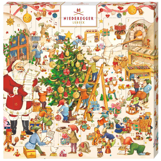 Niederegger Mini-Adventskalender Wichtelwerkstatt, 168 g