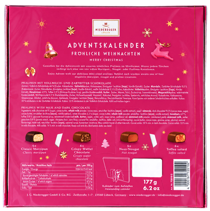 Niederegger Mini-Adventskalender Edition Glam, 177 g