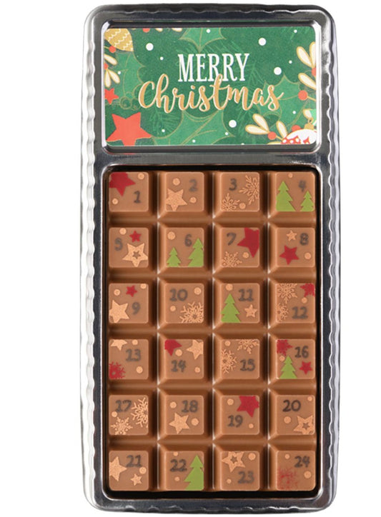 Weibler Geschenkpackung Adventskalender Vollmilch, 30 g