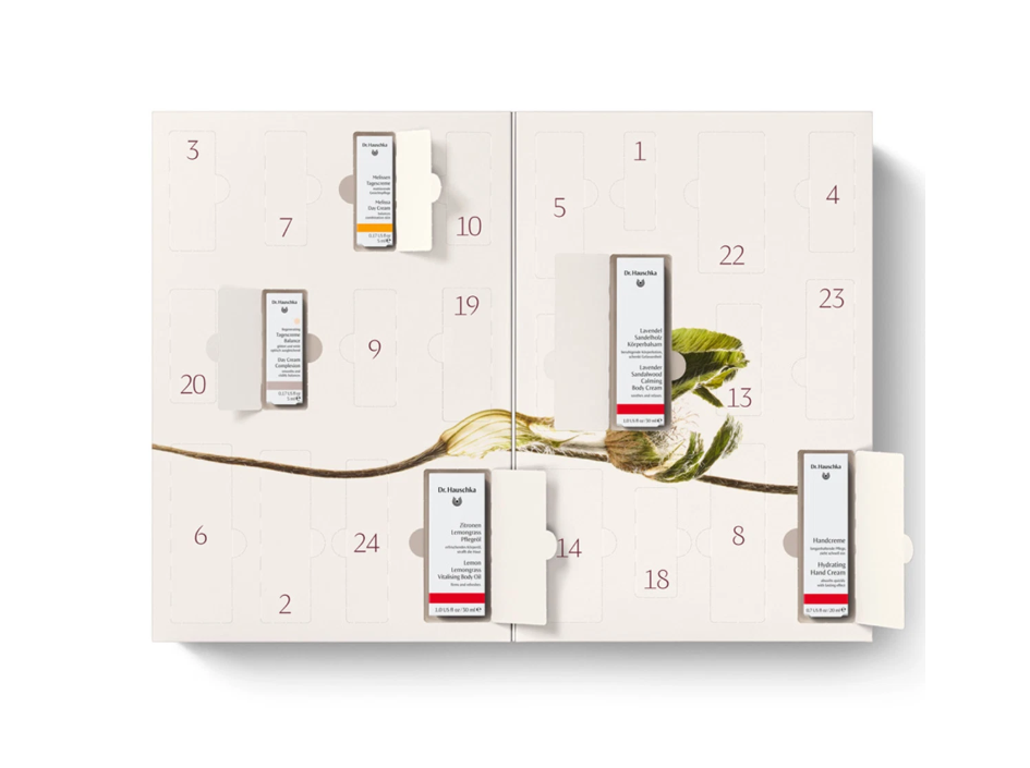 Dr. Hauschka Adventskalender 2026 „bliss – Radiance Ritual“ – 24 Naturkosmetik-Produkte für Gesicht & Körper