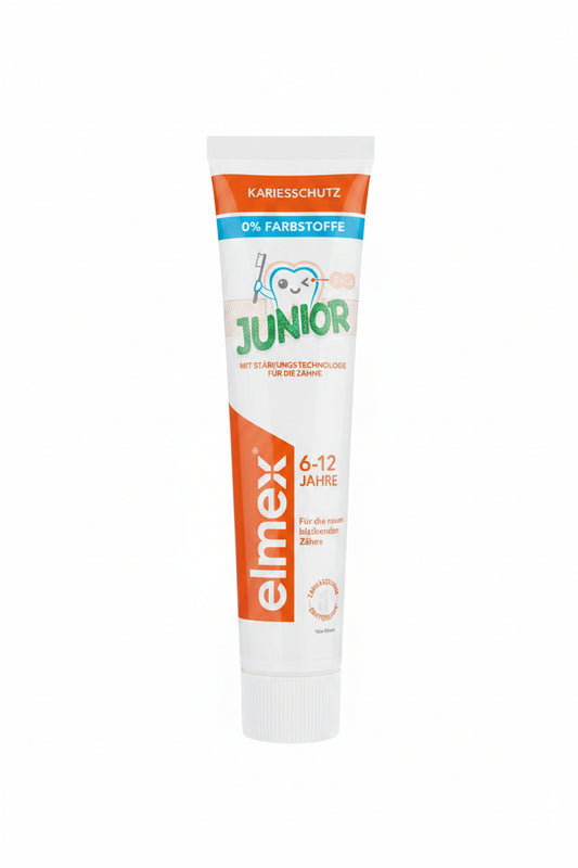 elmex Kids Junior Toothpaste, 6-12 Years, 75 ml