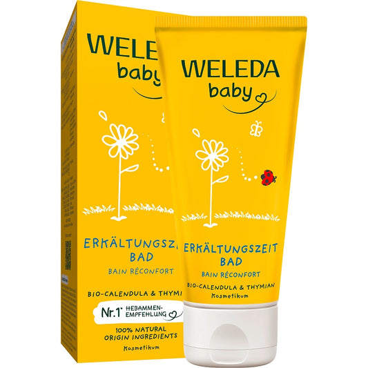 WELEDA baby Baby Erkältungszeit Bad Calendula, 75 ml
