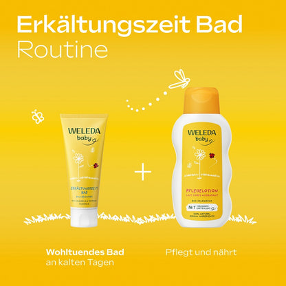 WELEDA baby Baby Erkältungszeit Bad Calendula, 75 ml