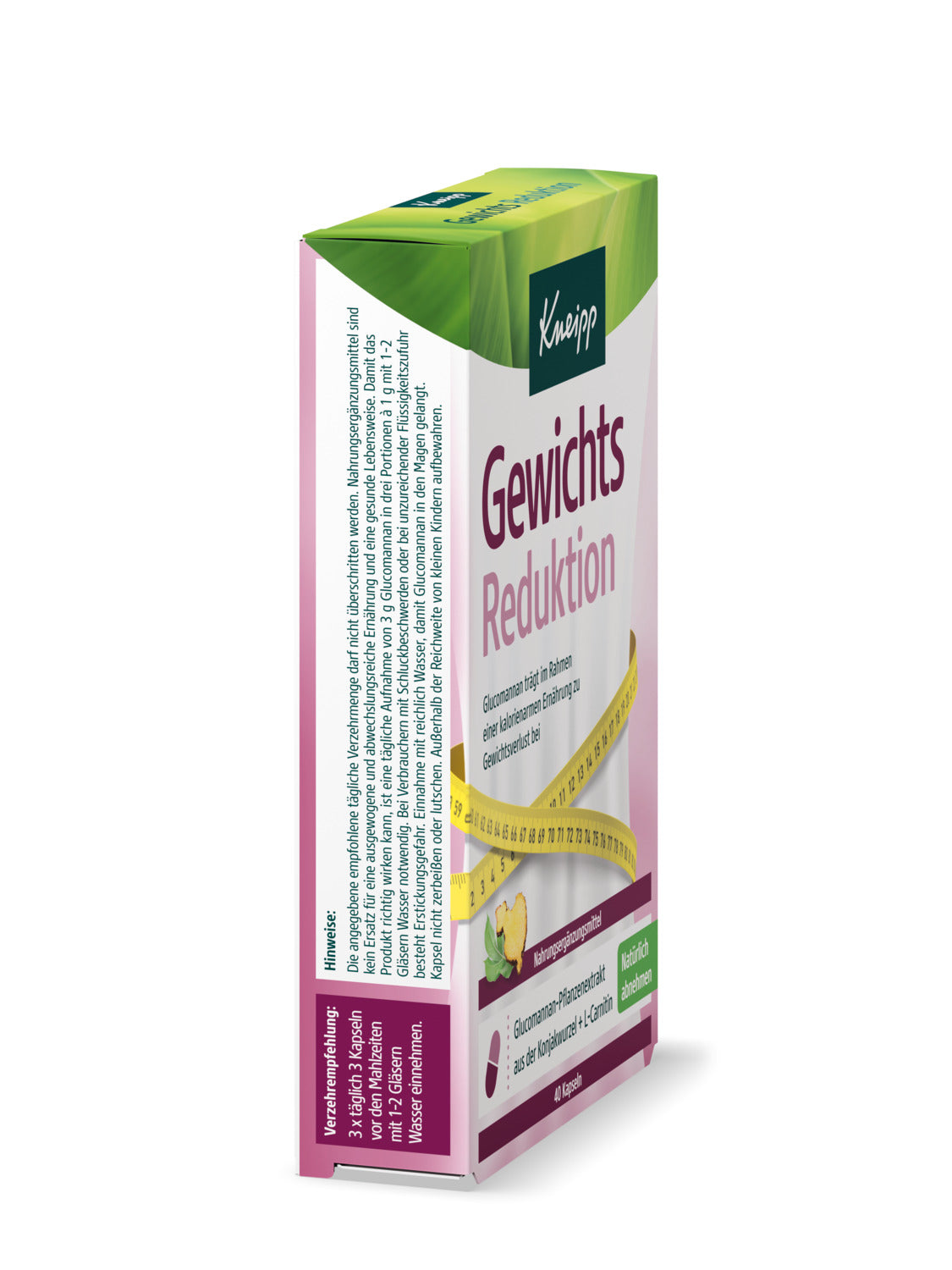 KNEIPP Gewichts Reduktion 40 Kapseln