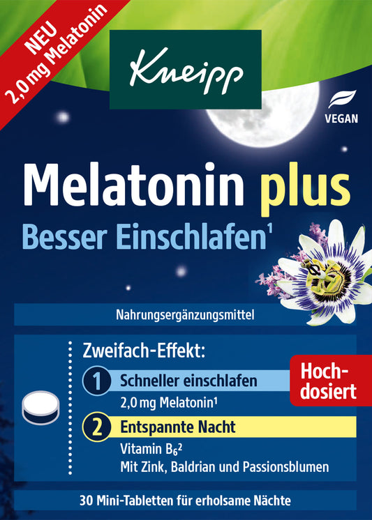 Kneipp Melatonin plus - better sleep tablets 30 pcs, 15.3 g