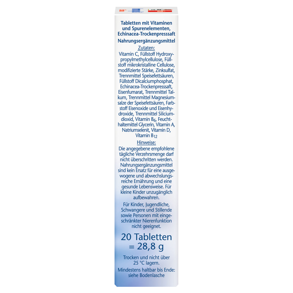 Doppelherz active Immune plus Echinacea Depot, 20 tablets