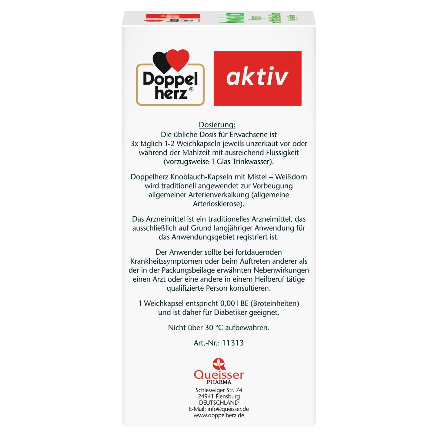 Doppelherz Knoblauch Kapseln mit Mistel + Weißdorn 480Stk.