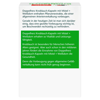 Doppelherz Knoblauch Kapseln mit Mistel + Weißdorn 480Stk.