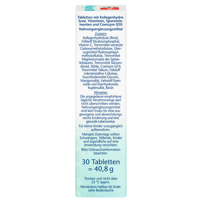 doppelherz Collagen 1000 Biotin + Q10, 30 tablets